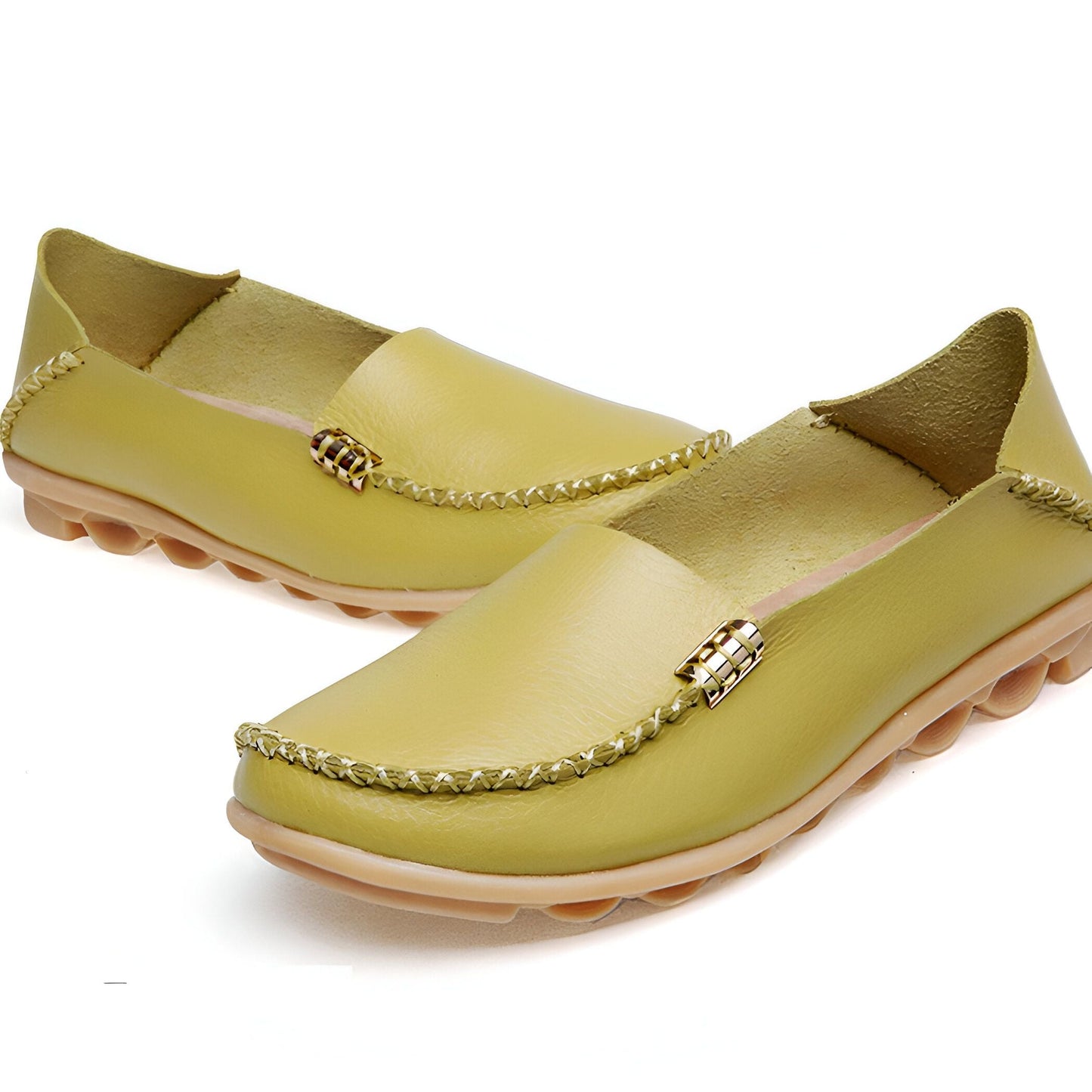 ÉcoVogue Mocassins Femme Cuir Végan Confortables