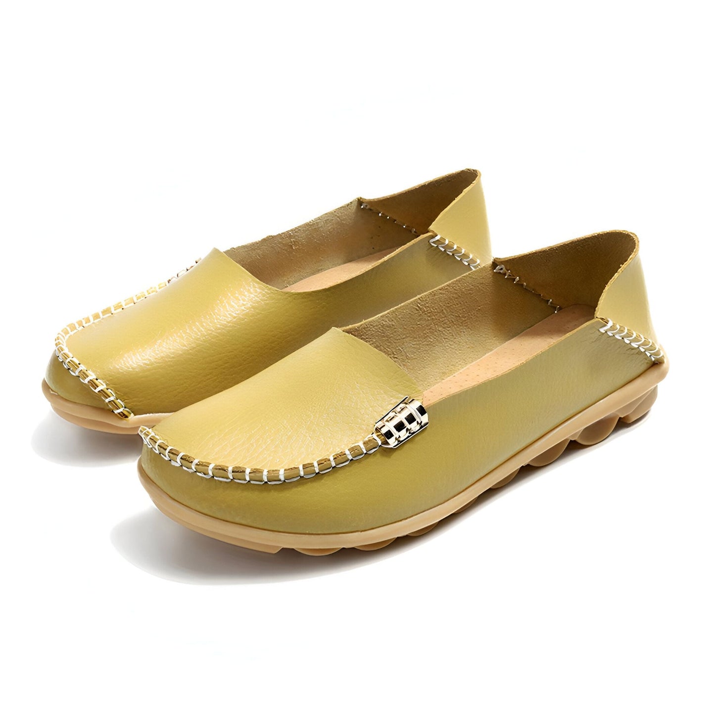 ÉcoVogue Mocassins Femme Cuir Végan Confortables