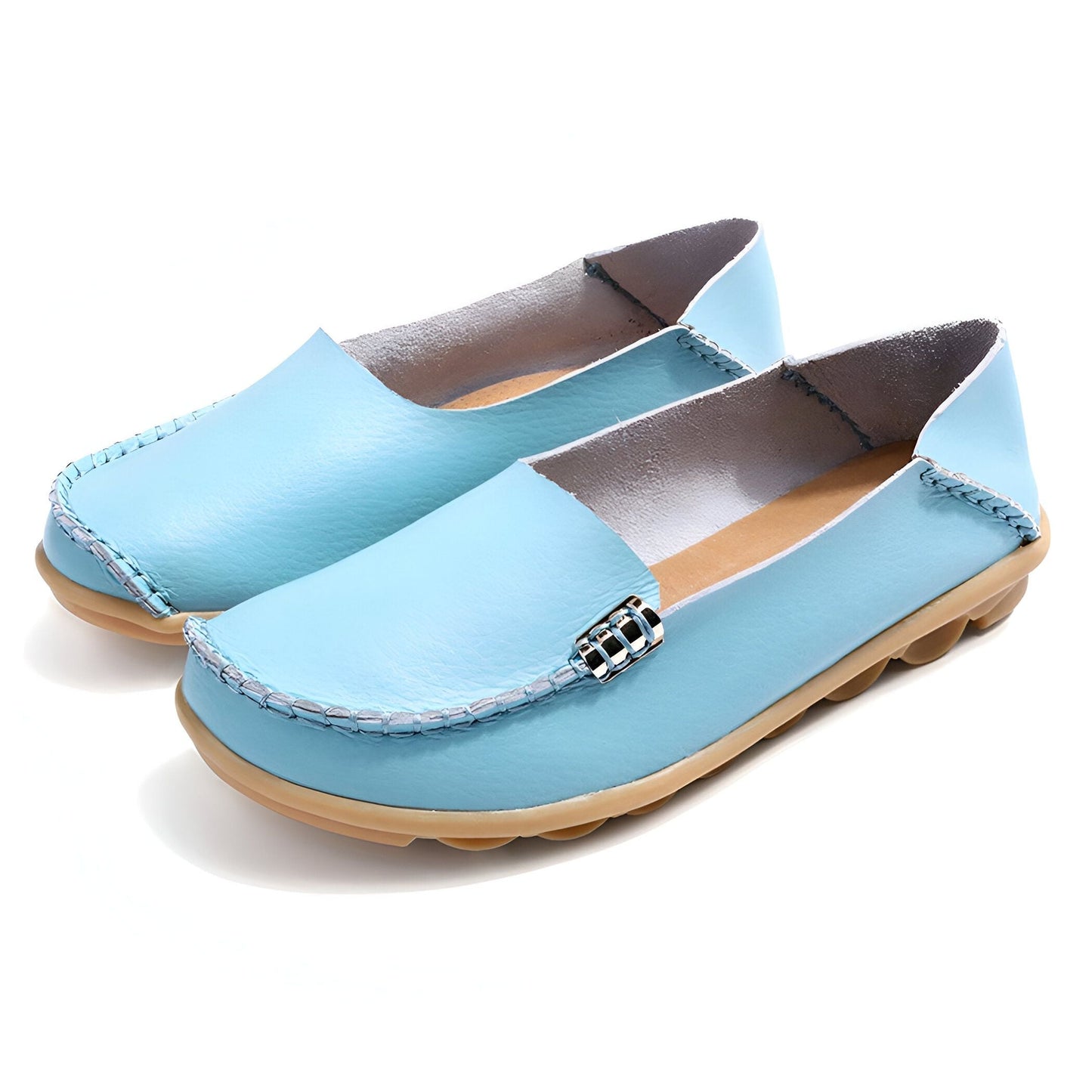 ÉcoVogue Mocassins Femme Cuir Végan Confortables