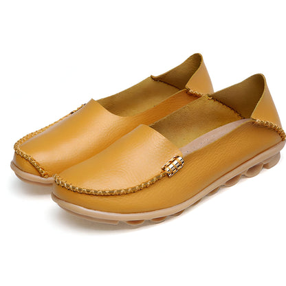ÉcoVogue Mocassins Femme Cuir Végan Confortables