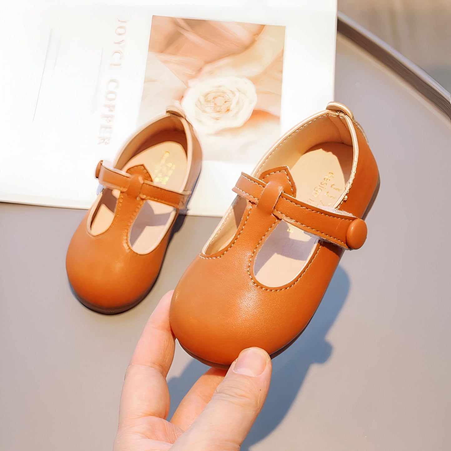 BrandX Mary Jane Filles Simili Cuir Antidérapantes