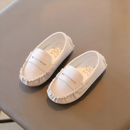 Nova Mocassins garçons daim soigné, confortable