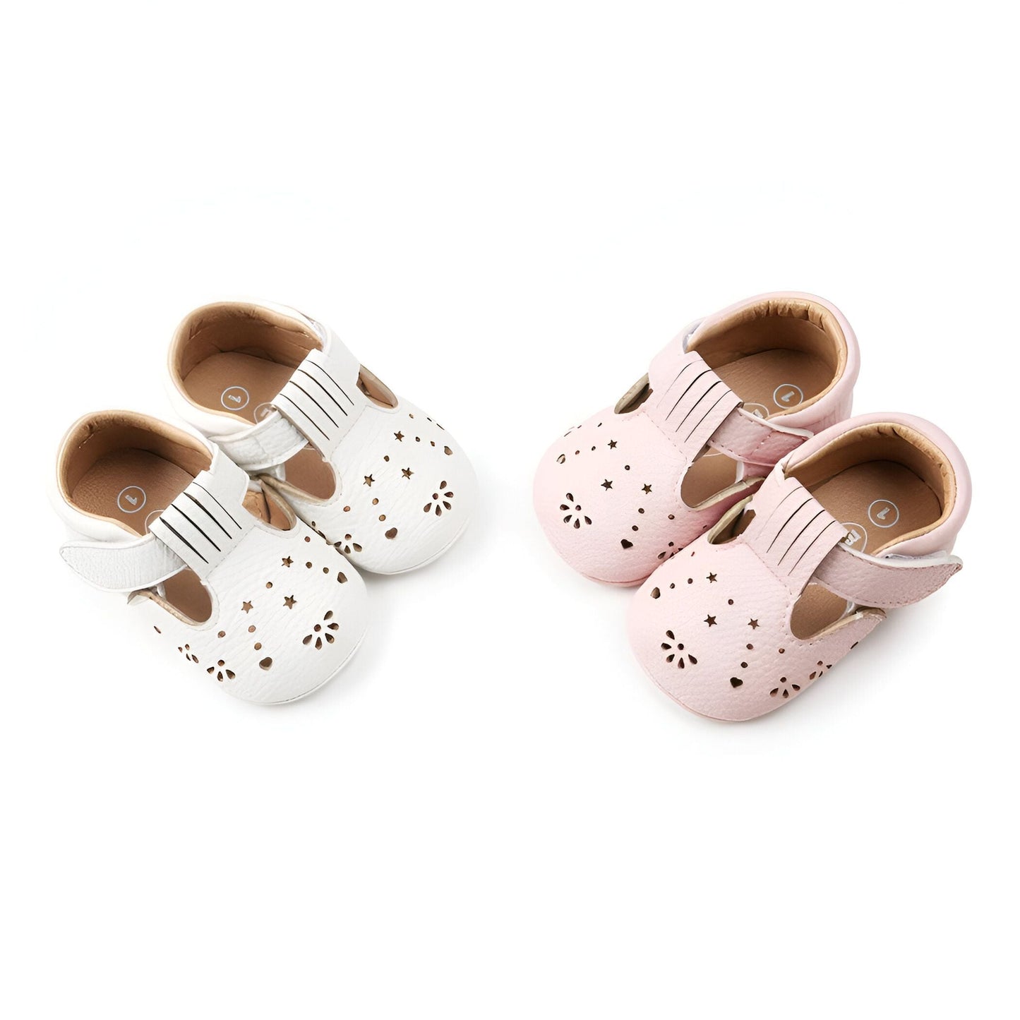 Luma Mocassins Souples Bébé Fille Ajourés Confortables