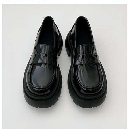 Mocassins Femme Vernis Prestige Plateforme Élégants